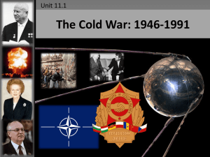 The Cold War - AP EURO