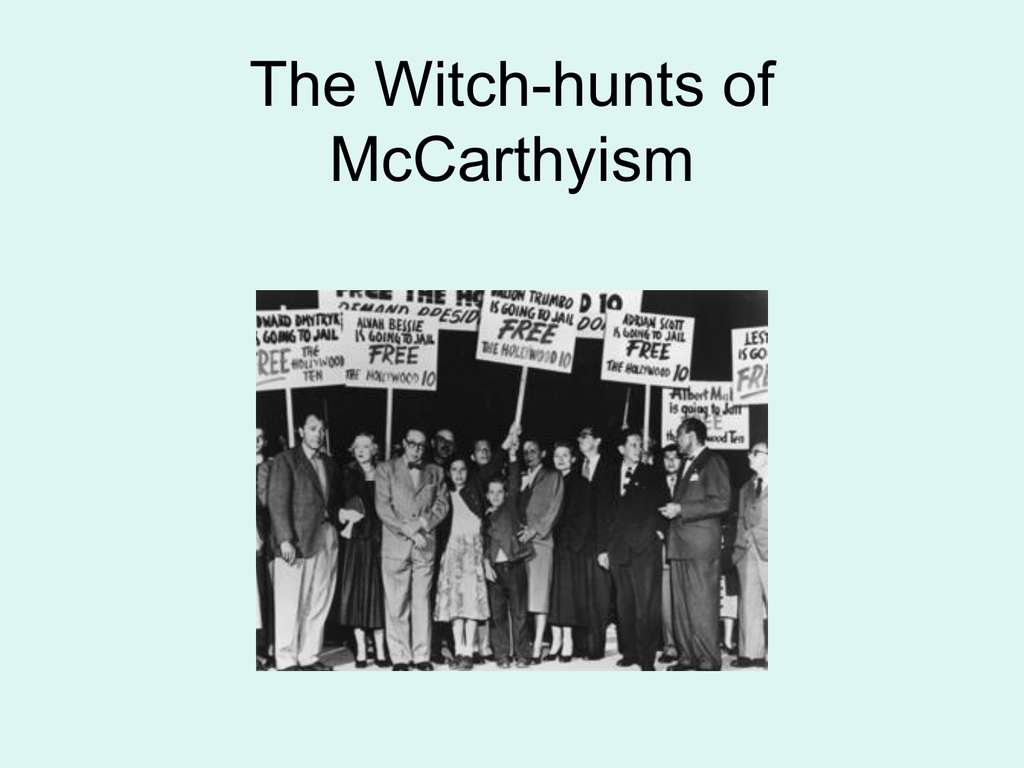 Witch Hunt In The Crucible