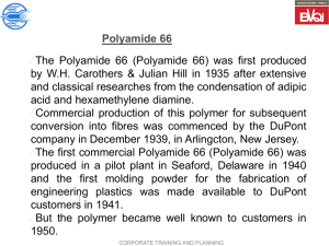 Properties of Polyamide 66