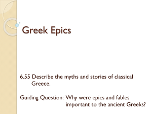 The Iliad and the Odyssey ppt.