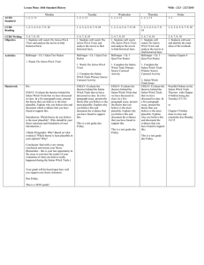 Lesson Plans :10th Standard History Wills - 2/23