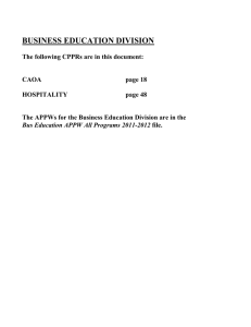 Institutional Program Planning and Review (IPPR