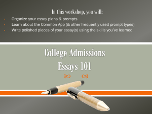 College Admissions Essays 101_Lesson