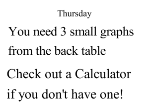 Section 3-1: Graphing Systems of Equations