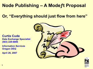 Data Publishing - A Modest Proposal