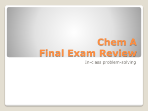 Final Exam Review Questions