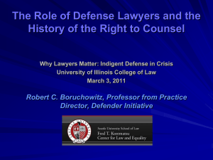 Slide 1 - Seattle University School of Law