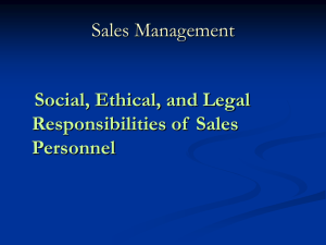 Sales Management