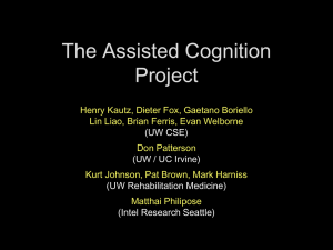 The Assisted Cognition Project