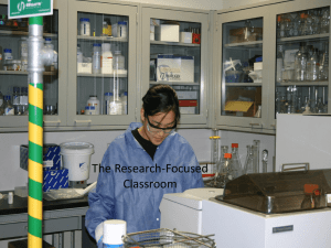 The Research Focused Classroom Presentation