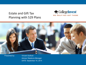 EPC Sept 16, 2014 Estate and Gift Tax Planning