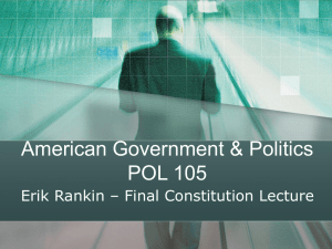 American Government & Politics POL 105