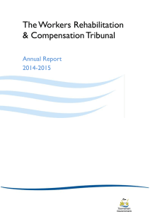 2014-2015 - Workers Rehabilitation and Compensation Tribunal