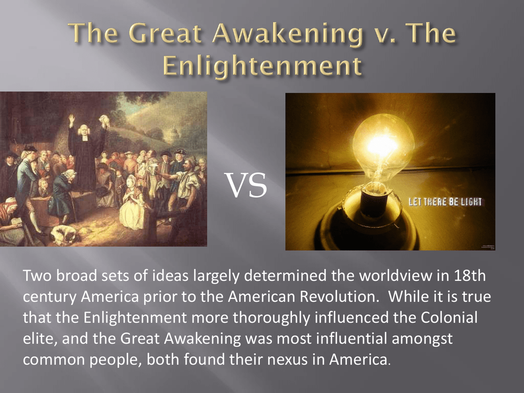 The Enlightenment And The American Revolution