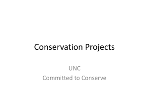 UNC Conservation-PowerPoint - University of Northern Colorado