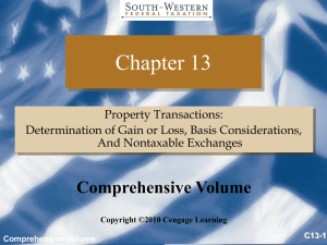 C13-1 Comprehensive Volume