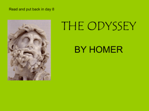 the odyssey - TeacherWeb