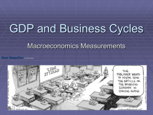 GDP and Business Cycles