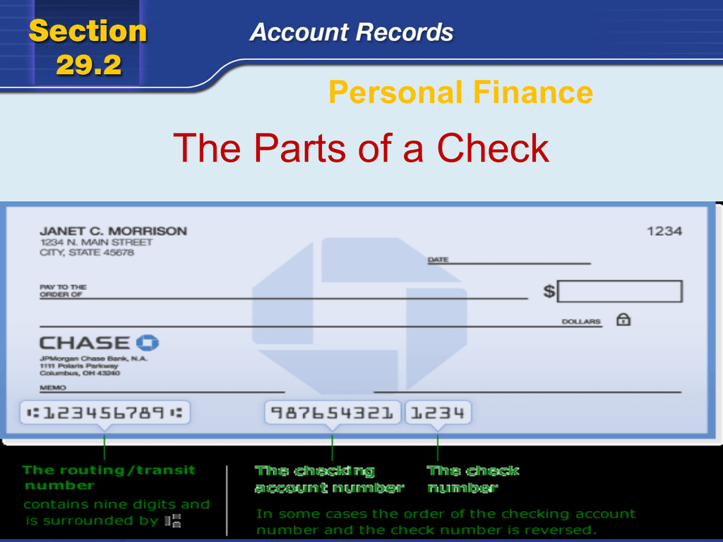 How To Read A Check Parts Of A Check Labeled Explained With Diagrams Images