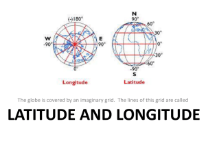 MAP SKILLS - Latitude & Longitude