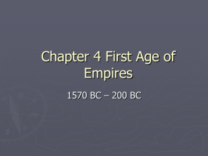 The First Age of Empires
