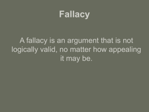 03 - Fallacies