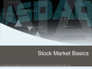 Stock Market Basics PPT