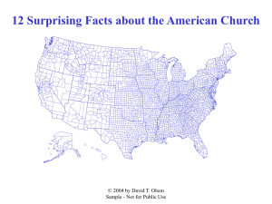 12 Surprising Facts - The American Church