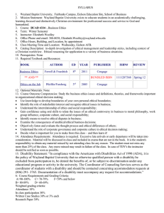 syllabus - Wayland Baptist University