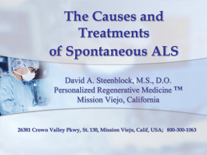 Primary Cause of ALS