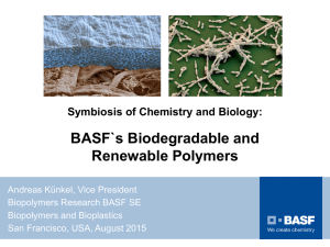 biodegradable - Biopolymers and Bioplastics
