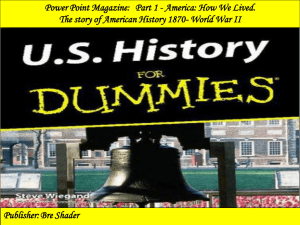 American History Magazine Topics