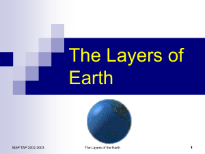 The Layers of Earth