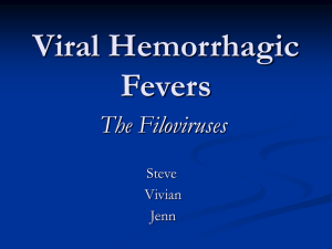 Viral Hemorrhagic Fevers