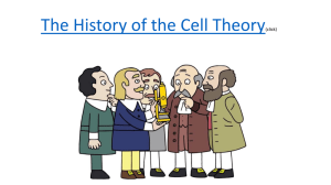 Cofounders of the Cell Theory Rudolf Vichow