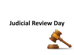Judicial Review Day