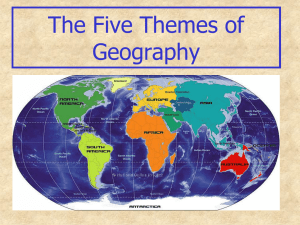 The Five Themes of Geography