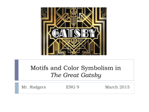 Symbolism in the Great Gatsby