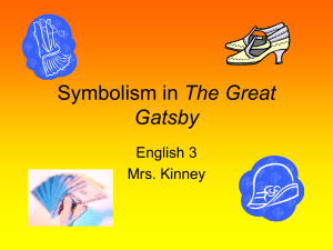 Symbolism in The Great Gatsby