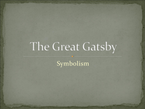 Symbolism in Gatsby