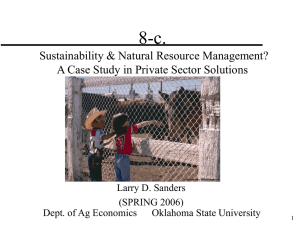 What is the nature of specific land use problems, alternative