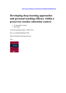 Changing Disability‐related Attitudes and Self‐efficacy of Israeli