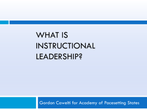 Instructional Leadership - Cawelti ()