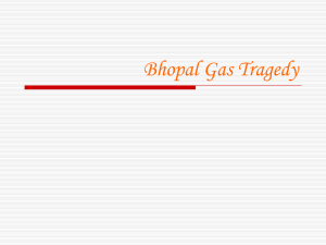 Bhopal Gas Tragedy - World of Teaching