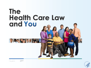 English-General Health Care Law Slides