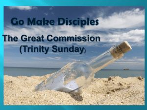 Go and Make Disciples