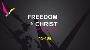 Galatians 5:1 - Freedom in Christ Ministries UK