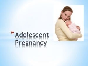 Adolescent Pregnancy