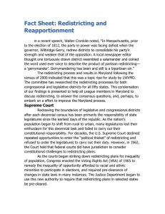 Fact Sheet: Redistricting and Reapportionment
