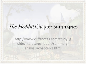 Hobbit Chapter Summaries